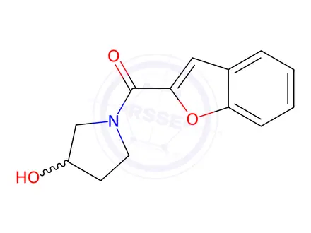 Chemical structure of Benzofuran-2-yl(3-hydroxypyrrolidin-1-yl)methanone