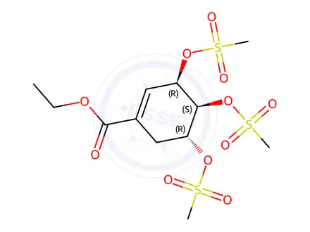 Chemical structure of Oseltamivir Impurity 132