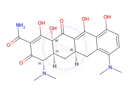 Chemical structure of Minocycline