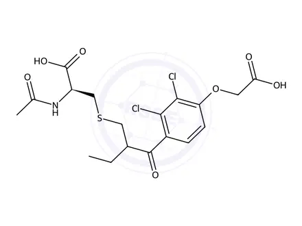Chemical structure of Ethacrynic Acid Mercapturate (Mixture of diastereomers