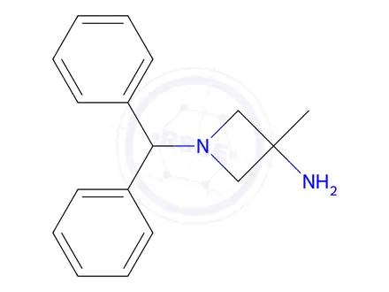 Chemical structure of 1-Benzhydryl-3-methylazetidin-3-amine