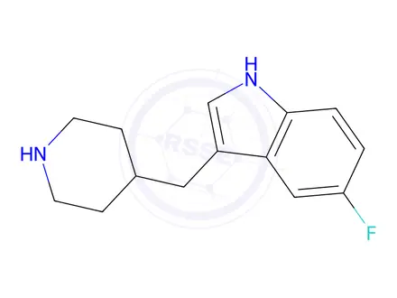 Chemical structure of 5-Fluoro-3-(piperidin-4-ylmethyl)-1H-indole