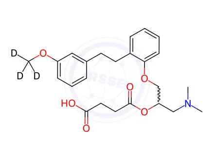 Chemical structure of Sarpogrelate-D3