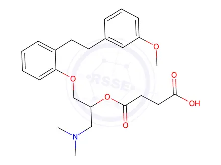 Chemical structure of Sarpogrelate