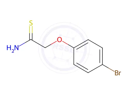 Chemical structure of 2-(4-bromophenoxy)ethanethioamide(WX191949)