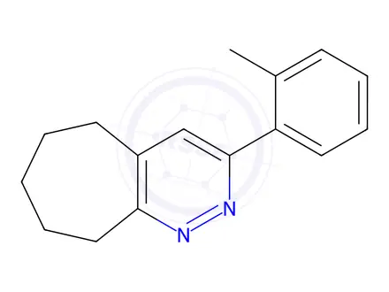 Chemical structure of 3-(o-Tolyl)-6,7,8,9-tetrahydro-5H-cyclohepta[c]pyridazine
