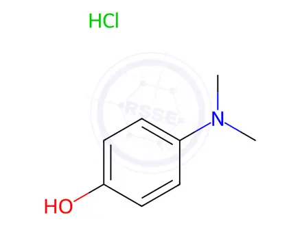 Chemical structure of 4-(Dimethylamino)phenol hydrochloride
