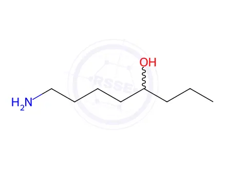 Chemical structure of 4-Octanol, 8-amino-