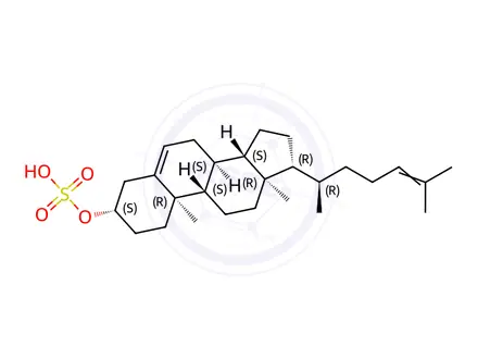 Chemical structure of Desmosterol Sulfate
