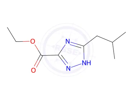 Chemical structure of Ethyl 3-isobutyl-1H-1,2,4-triazole-5-carboxylate