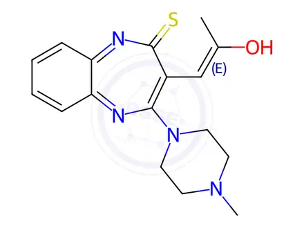Chemical structure of Olanzapine Impurity 36