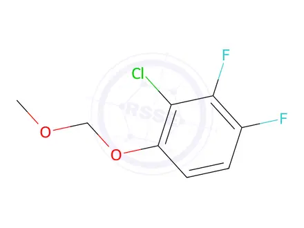 Chemical structure of 2-Chloro-3,4-difluoro-1-(methoxymethoxy)benzene