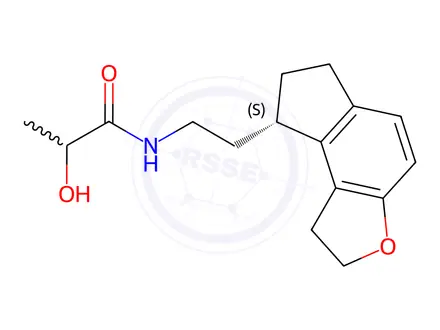 Chemical structure of Ramelteon Metabolite M-II (mixture of R and S at the hydroxy position)