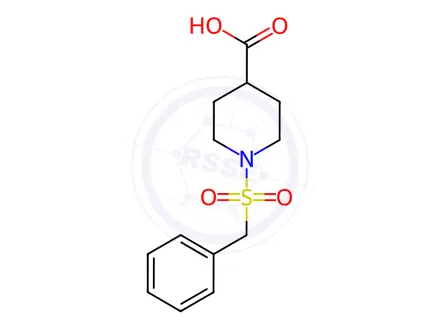 Chemical structure of 1-(Benzylsulfonyl)piperidine-4-carboxylic acid