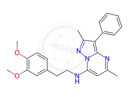 Chemical structure of T-00127-HEV1 Impurity 136
