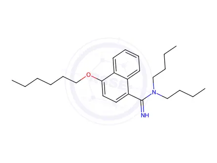 Chemical structure of Bunamidine
