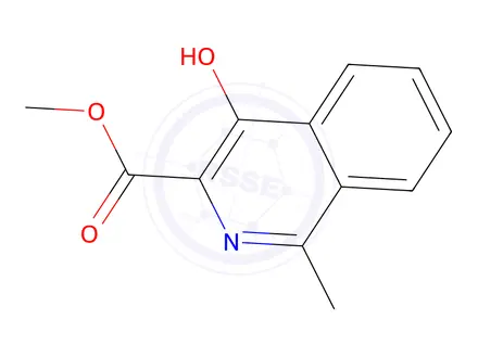 Chemical structure of Methyl 4-hydroxy-1-methylisoquinoline-3-carboxylate