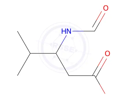 Chemical structure of 3-Formamido-4-methylpentanoic acid