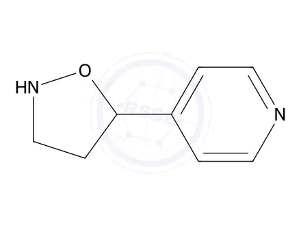 Chemical structure of 5-(Pyridin-4-yl)isoxazolidine