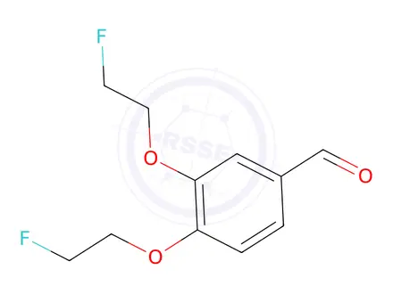 Chemical structure of 3,4-BIS(2-FLUOROETHOXY)-BENZALDEHYDE