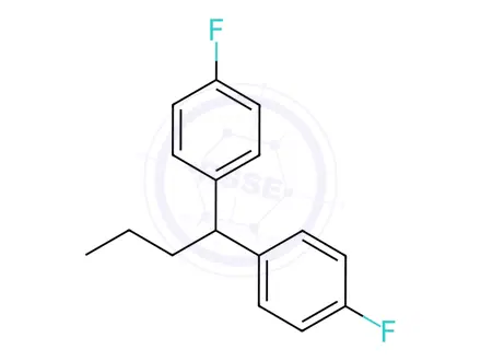 Chemical structure of 4,4'-(Butane-1,1-diyl)bis(fluorobenzene)