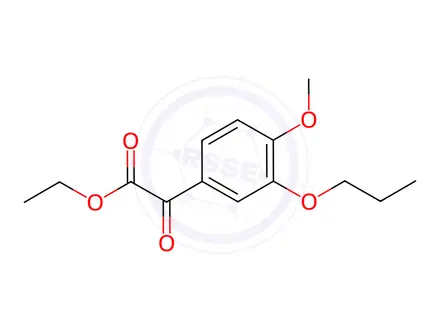 Chemical structure of Ethyl 2-(4-methoxy-3-propoxyphenyl)-2-oxoacetate