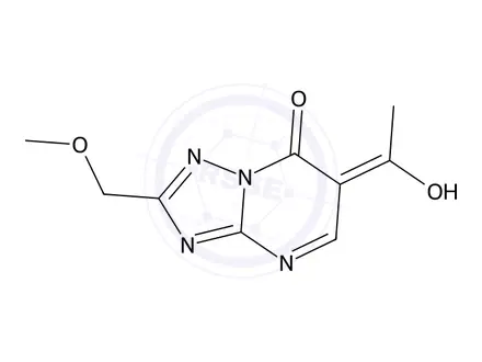 Chemical structure of 1-(7-Hydroxy-2-(methoxymethyl)-[1,2,4]triazolo[1,5-a]pyrimidin-6-yl)ethan-1-one