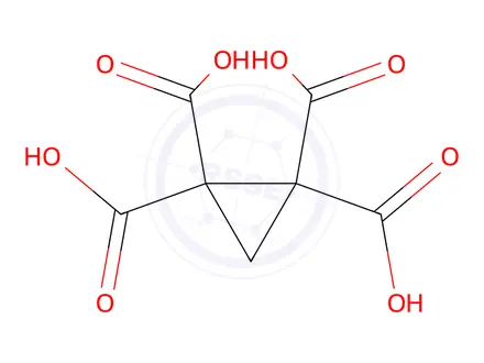Chemical structure of Cyclopropane-1,1,2,2-tetracarboxylic Acid