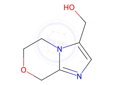 Chemical structure of (5,6-Dihydro-8H-imidazo[2,1-c][1,4]oxazin-3-yl)methanol