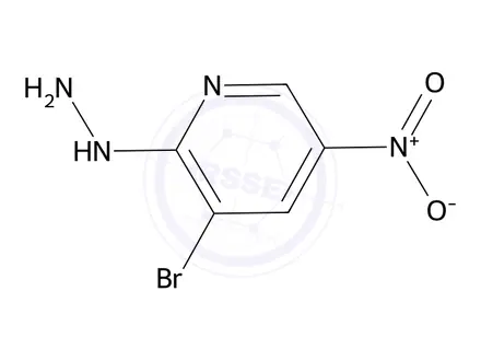 Chemical structure of 3-Bromo-2-hydrazinyl-5-nitropyridine