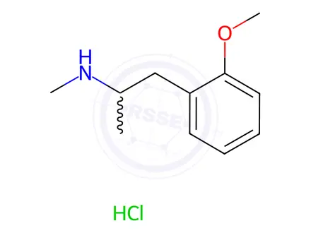Chemical structure of Methoxyphenamine Hydrochloride