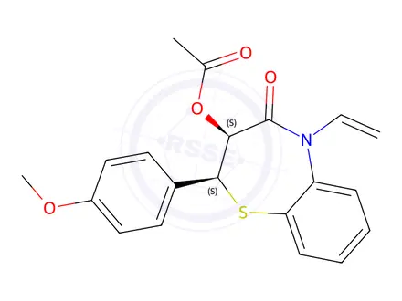 Chemical structure of Diltiazem Hydrochloride Impurity 39
