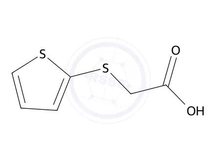 Chemical structure of 2-(Thiophen-2-ylsulfanyl)acetic acid