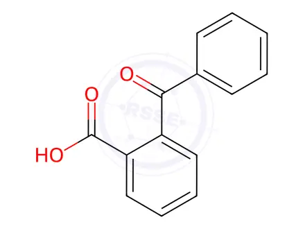 Chemical structure of 2-Benzoylbenzoic acid Solution in Acetonitrile