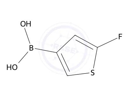 Chemical structure of (5-Fluorothiophen-3-yl)boronic acid