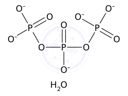 Chemical structure of Sodium Tripolyphosphate Hexahydrate