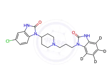 Chemical structure of Domperidone-d4