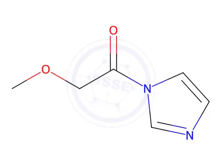 Chemical structure of 1-(1H-Imidazol-1-yl)-2-methoxyethan-1-one