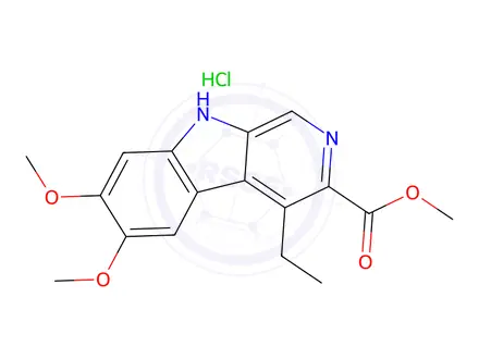 Chemical structure of DMCM Hydrochloride