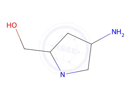 Chemical structure of 2-Pyrrolidinemethanol,4-amino-1-methyl-