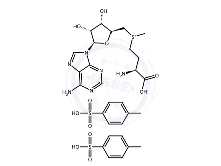 Chemical structure of S-Adenosyl-L-Methionine P-Toluenesulfonate Salt