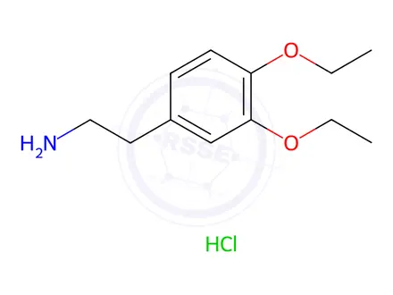 Chemical structure of Drotaverine amine(Hydrochlorate)