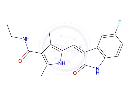 Chemical structure of Sunitinib Impurity D