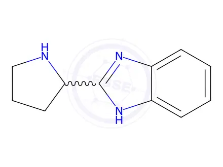 Chemical structure of 2-pyrrolidin-2-yl-1h-benzimidazole dihydrochloride