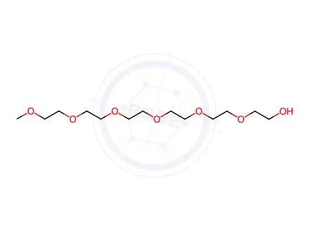 Chemical structure of Hexaethylene glycol monomethyl ether