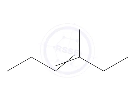 Chemical structure of 3-Methyl-3-hexene