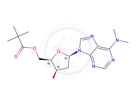 Chemical structure of 2'-deoxypuromycin