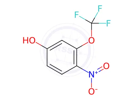 Chemical structure of 4-Nitro-3-(trifluoromethoxy)phenol