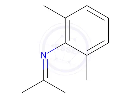 Chemical structure of 2,6-Dimethyl-N-(Propan-2-Ylidene)Aniline