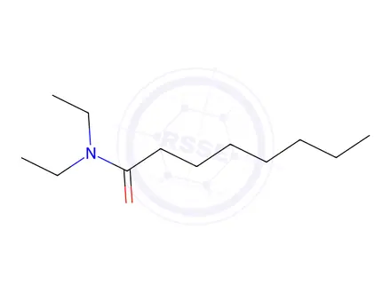 Chemical structure of N,N-Diethyloctanamide